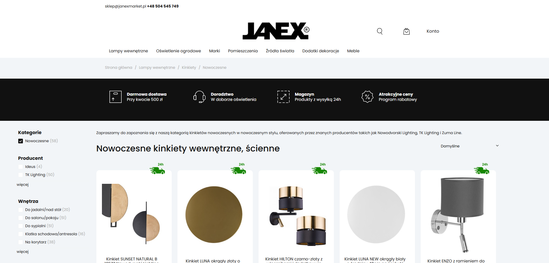 Minimalizm w oświetleniu – dlaczego nowoczesne kinkiety wewnętrzne są tak popularne?