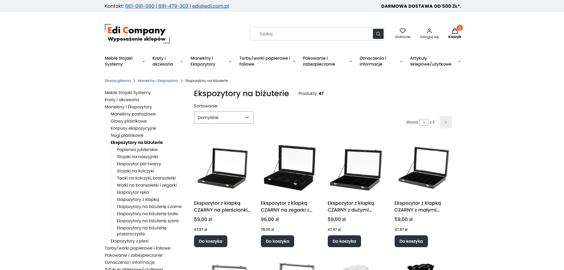Ekspozycja biżuterii – sztuka przyciągania wzroku klienta